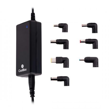 ADAPTADOR CORRIENTE UNIVERSAL COOLBOX 65W + 14 TIPS - Imagen 3 de 6 ADAPTADOR CORRIENTE UNIVERSAL COOLBOX 65W + 14 TIPS - Imagen 3 de 6