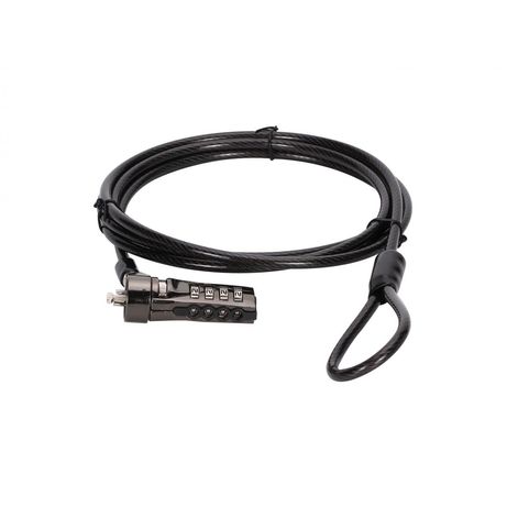 CABLE DE SEGURIDAD CONCEPTRONIC CUSTODIO01BS POR COMBINACION 4 DIGITOS 1.8M - Imagen 2 de 2 CABLE DE SEGURIDAD CONCEPTRONIC CUSTODIO01BS POR COMBINACION 4 DIGITOS 1.8M - Imagen 2 de 2