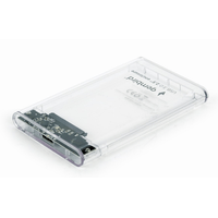 Miniatura 1 de CARCASA DISCO DURO GEMBIRD SATA USB 3.0 2,5" TRANSPARENTE