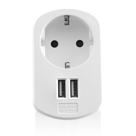 CARGADOR DE PARED EWENT EW1211 2USB 3.1A BLANCO SIN PERDIDA DE ENCHUFE - Imagen 1 de 4 CARGADOR DE PARED EWENT EW1211 2USB 3.1A BLANCO SIN PERDIDA DE ENCHUFE - Imagen 1 de 4