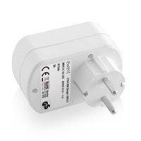 Miniatura 3 de CARGADOR DE PARED EWENT EW1211 2USB 3.1A BLANCO SIN PERDIDA DE ENCHUFE