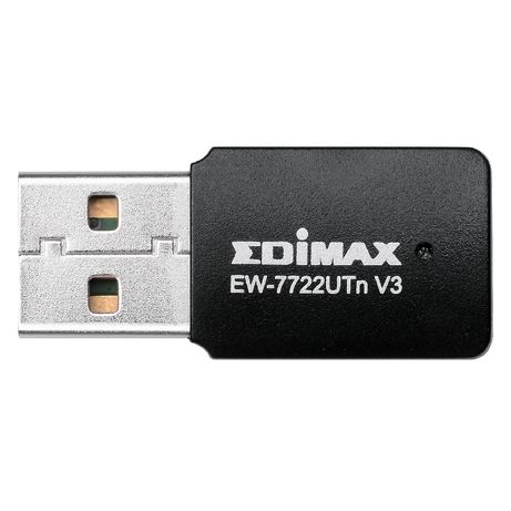 Tarjeta de Red EDIMAX N300 USB Banda única (2,4 GHz) Alámbrico - Imagen 3 de 5 Tarjeta de Red EDIMAX N300 USB Banda única (2,4 GHz) Alámbrico - Imagen 3 de 5