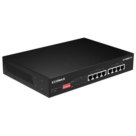Edimax GS-1008PL V2 Switch 8xGbE PoE+ - Imagen 4 de 5 Edimax GS-1008PL V2 Switch 8xGbE PoE+ - Imagen 4 de 5