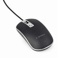 Miniatura 2 de RATON GEMBIRD WIRED OPTICAL MOUSE USB BLACK SILVER