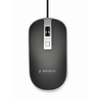 Miniatura 4 de RATON GEMBIRD WIRED OPTICAL MOUSE USB BLACK SILVER