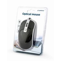 Miniatura 5 de RATON GEMBIRD WIRED OPTICAL MOUSE USB BLACK SILVER