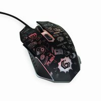 Miniatura 5 de RATON GEMBIRD 6 BOTONES WIRED OPTICAL LED NEGRO