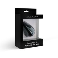 Miniatura 8 de RATON ERGONOMICO GEMBIRD NEGRO 6 BOTONES