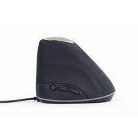 Miniatura 4 de RATON ERGONOMICO GEMBIRD 6 BOTON WIRED OPTICAL SPACE GREY