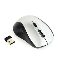 Miniatura 1 de RATON GEMBIRD INALAMBRICO BLANCO/NEGRO 4 BOTONES