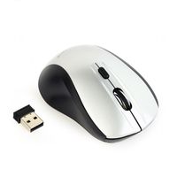Miniatura 2 de RATON GEMBIRD INALAMBRICO BLANCO/NEGRO 4 BOTONES