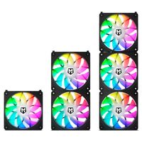 Miniatura 7 de NOX HUMMER EASYLINK | ARGB FANS KIT NEGROS