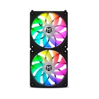 Miniatura 9 de NOX HUMMER EASYLINK | ARGB FANS KIT NEGROS