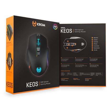 RATON KROM KEOS GAMING RGB 6400DPI NEGRO - Imagen 15 de 15 RATON KROM KEOS GAMING RGB 6400DPI NEGRO - Imagen 15 de 15