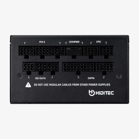 FUENTE DE ALIMENTACION HIDITEC GDX750 V2 | 750W | 80+ GOLD | FULL MODULAR | ATX 3.0 | PCIE 5.0 - Imagen 5 de 6 FUENTE DE ALIMENTACION HIDITEC GDX750 V2 | 750W | 80+ GOLD | FULL MODULAR | ATX 3.0 | PCIE 5.0 - Imagen 5 de 6