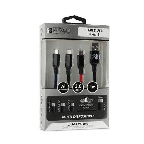 CABLE USB 3 EN 1 - Imagen 6 de 11 CABLE USB 3 EN 1 - Imagen 6 de 11