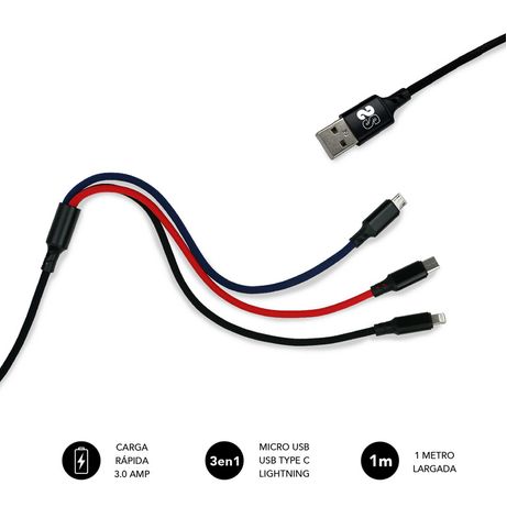 CABLE USB 3 EN 1 - Imagen 7 de 11 CABLE USB 3 EN 1 - Imagen 7 de 11