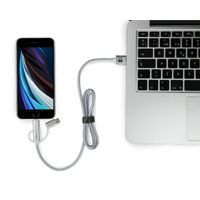 Miniatura 6 de CARGADOR DE COCHE 2 X USB + USB 3 EN 1 2.4 A PLATA