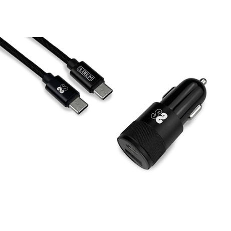 DUAL CAR CHARGER PD20W+QC3.0+C TO C/LIGHTNING B - Imagen 1 de 6 DUAL CAR CHARGER PD20W+QC3.0+C TO C/LIGHTNING B - Imagen 1 de 6