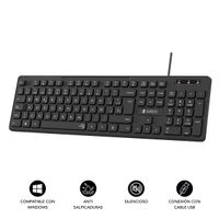 Miniatura 3 de TECLADO BUSINESS SLIM SILENCIOSO CON CABLE USB