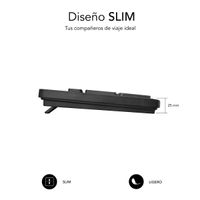 Miniatura 4 de TECLADO BUSINESS SLIM SILENCIOSO CON CABLE USB