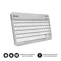 Miniatura 1 de TECLADO SUBBLIM WIRELESS SMART BT SILVER