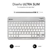 Miniatura 4 de TECLADO SUBBLIM WIRELESS SMART BT SILVER
