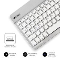 Miniatura 6 de TECLADO SUBBLIM WIRELESS SMART BT SILVER