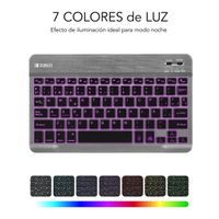 Miniatura 6 de TECLADO SUBBLIM INALAMBRICO RETROILUMINADO SMART BACKLIT BT GREY