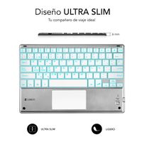 Miniatura 4 de TECLADO SUBBLIM INALAMBRICO SMART BACKLIT BT TOUCHPAD SILVER