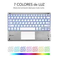 Miniatura 6 de TECLADO SUBBLIM INALAMBRICO SMART BACKLIT BT TOUCHPAD SILVER