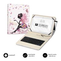 Miniatura 3 de FUNDA CON TECLADO MICRO USB 11´´ HADAS