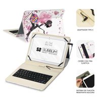 Miniatura 4 de FUNDA CON TECLADO MICRO USB 11´´ HADAS