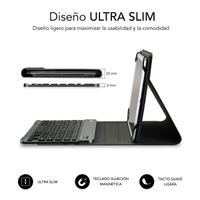 Miniatura 3 de FUNDA Y TECLADO TABLET 10.1´´ SUBBLIM BLUETOOTH BLACK