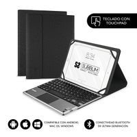 Miniatura 2 de FUNDA Y TECLADO TABLET 10.1´´ SUBBLIM BT TOUCHPAD BLACK