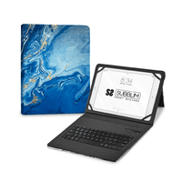 Miniatura 1 de FUNDA Y TECLADO 9.6´´ SUBBLIM MARMOL AZUL