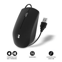 Miniatura 3 de RATON BUSINESS SILENCIOSO CON CABLE USB 1200 DPI