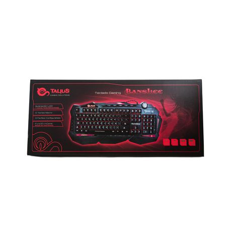 TECLADO TALIUS GAMING BANSHEE USB NEGRO TAL-BANSHEE - Imagen 8 de 8 TECLADO TALIUS GAMING BANSHEE USB NEGRO TAL-BANSHEE - Imagen 8 de 8