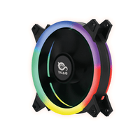 Miniatura 1 de TALIUS VENTILADOR CAJA FAN04 RGB SPECTRUM DOBLE ARO RETAIL 12CM