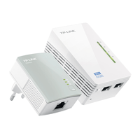 Miniatura 1 de KIT 2 ADAPTADOR DE HOMEPLUG 600MBPS TP-LINK TL-WPA4220KIT AV600