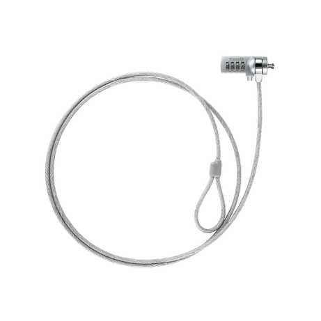 CABLE DE SEGURIDAD TOOQ UNIVERSAL C/COMBINACION 1,5 M PLATA - Imagen 1 de 10 CABLE DE SEGURIDAD TOOQ UNIVERSAL C/COMBINACION 1,5 M PLATA - Imagen 1 de 10