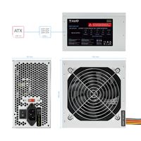 Miniatura 7 de Fuente Alimentación 500W TOOQ  TQEP-500S-INT Non-Modular Silver