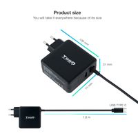 Miniatura 4 de CARGADOR TOOQ 65W USB-C 1.8M PARA PORTATIL