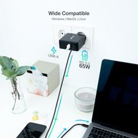 Miniatura 5 de CARGADOR TOOQ 65W USB-C 1.8M PARA PORTATIL
