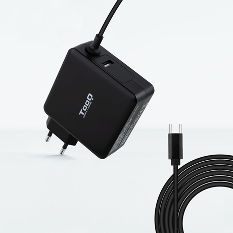 CARGADOR TOOQ 90W USB-C 1.8M PARA PORTATIL - Imagen 1 de 7 CARGADOR TOOQ 90W USB-C 1.8M PARA PORTATIL - Imagen 1 de 7