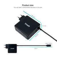Miniatura 4 de CARGADOR TOOQ 90W USB-C 1.8M PARA PORTATIL