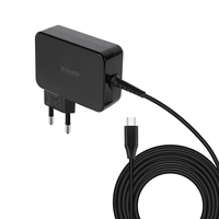 Miniatura 1 de CARGADOR TOOQ 90W USB-C PD 1.8M PARA PORTATIL NEGRO