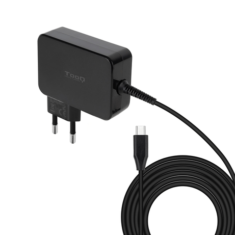 CARGADOR TOOQ 90W USB-C PD 1.8M PARA PORTATIL NEGRO - Imagen 1 de 4 CARGADOR TOOQ 90W USB-C PD 1.8M PARA PORTATIL NEGRO - Imagen 1 de 4