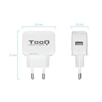 Miniatura 3 de CARGADOR USB PARED TOOQ TQWC-1S01WT 1PTO 2.4A BLANCO