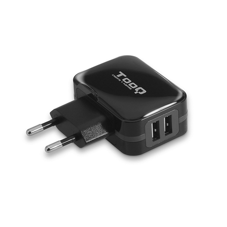 TooQ TQWC-1S02 Cargador de pared 2 USB Negro - Imagen 1 de 5 TooQ TQWC-1S02 Cargador de pared 2 USB Negro - Imagen 1 de 5
